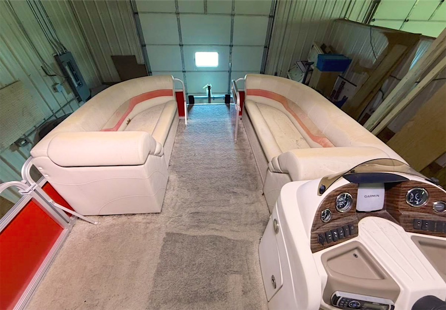 Pontoon boat seating overhaul